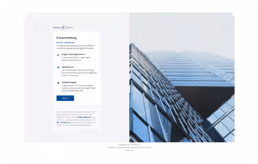 Screenshot von Private Banking App